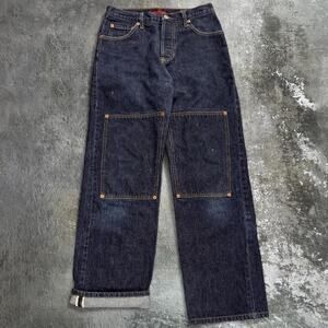 Faded Selvedge LVC Levis Double Knee Jeans. Raw Denim. Size 30 x 32